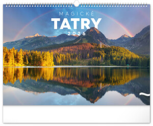 NOTIQUE Nástenný kalendár Magické Tatry 2026, 48 x 33 cm - Reklamnepredmety