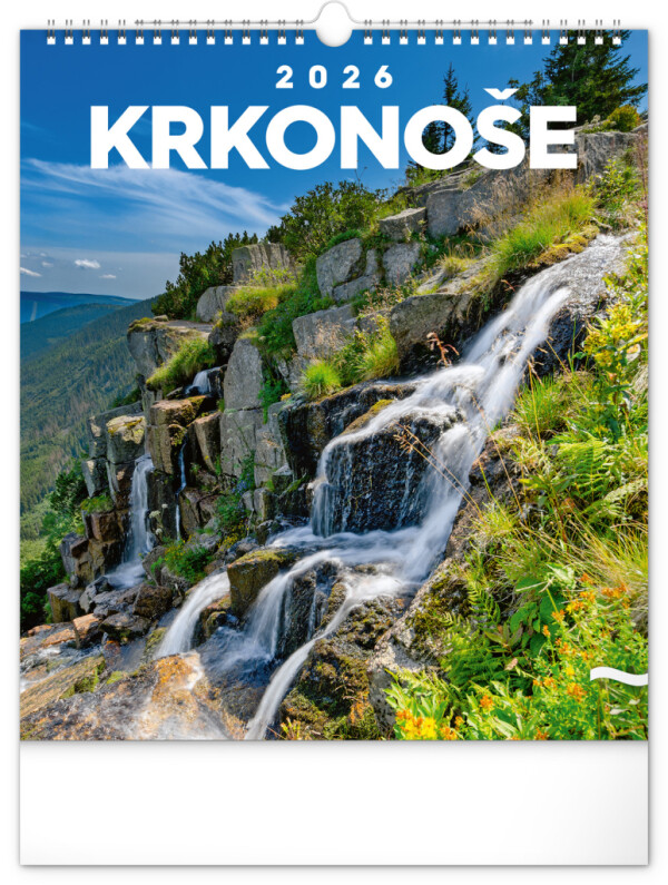 NOTIQUE Nástenný kalendár Krkonoše CZ 2026, 30 x 34 cm