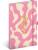 NOTIQUE Notes Ružová, linajkový, 13 x 21 cm