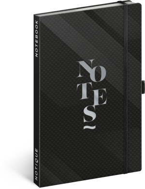 NOTIQUE Notes Elegantný, linajkový, 13 x 21 cm - Reklamnepredmety