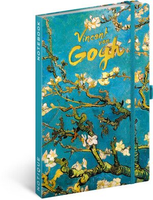 NOTIQUE Notes Vincent van Gogh, linajkový, 13 x 21 cm - Reklamnepredmety