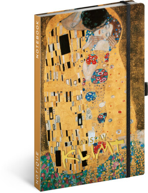 NOTIQUE Notes Gustav Klimt, linajkový, 13 x 21 cm - Reklamnepredmety