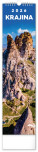 NOTIQUE Nástenný kalendár Krajina CZ/SK 2026, 12 x 48 cm - pgn-35754-l_tit - variant Pg PGN-35754-L