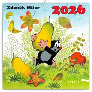 NOTIQUE Poznámkový kalendár Krtko 2026, 30 x 30 cm - Reklamnepredmety