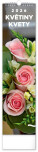NOTIQUE Nástenný kalendár Květiny – Kvety CZ/SK 2026, 12 x 48 cm - pgn-35755-l_tit - variant Pg PGN-35755-L
