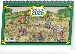 NOTIQUE Stolový kalendár Josef Lada CZ 2026, 23,1 x 14,5 cm - Reklamnepredmety