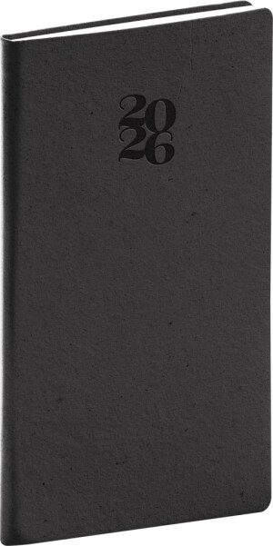 NOTIQUE Vreckový diár Essenza 2026, 9 x 15,5 cm - Reklamnepredmety