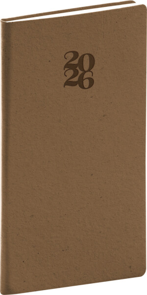 NOTIQUE Vreckový diár Essenza 2026, 9 x 15,5 cm - Reklamnepredmety