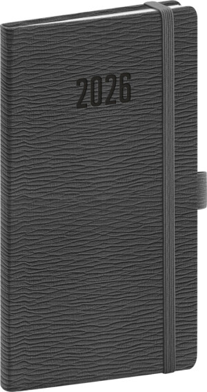 NOTIQUE Vreckový diár Rivoli 2026, 9 x 15,5 cm - Reklamnepredmety