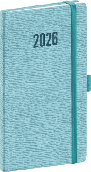NOTIQUE Vreckový diár Rivoli 2026, 9 x 15,5 cm - Reklamnepredmety