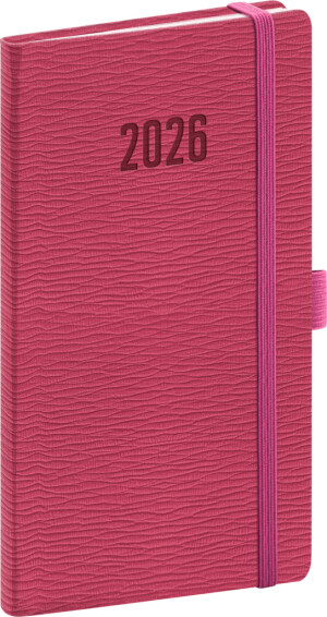 NOTIQUE Vreckový diár Rivoli 2026, 9 x 15,5 cm - Reklamnepredmety