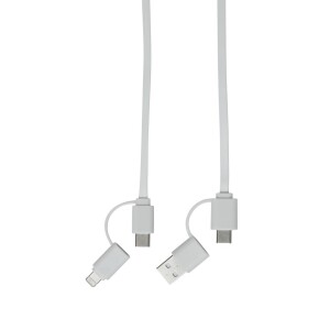 Charging and data transfer cable TRANSFER SQUARE - Reklamnepredmety
