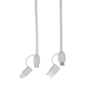 Charging and data transfer cable TRANSFER ROUND - Reklamnepredmety
