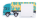 CreaStick Fridge Cargo zákazkový magnetický blok na chladničku v tvare nákladného auta - ap716803-9ex9wa5j - variant