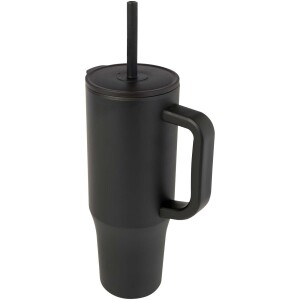 900 ml termohrnček Brady s certifikáciou RCS a silikónovou slamkou - Reklamnepredmety