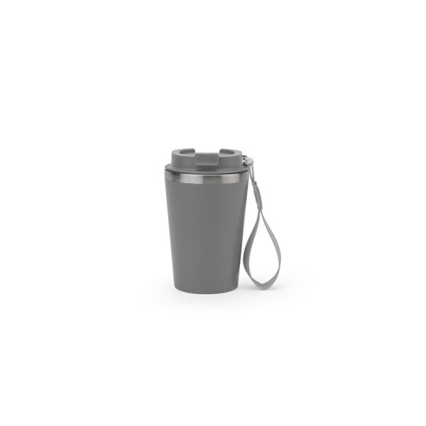 SPITZ. Nerezový cestovný pohár (90% rSS) s dvojitou stenou a matným povrchom 440 mL
