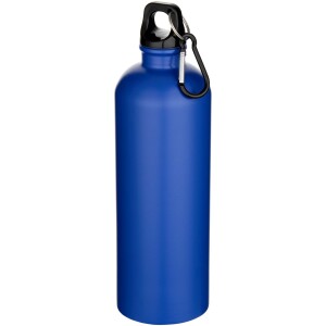 750ml jednostenná matná fľaša na vodu Oregon z nerezovej ocele s certifikáciou RCS a karabínou - Reklamnepredmety