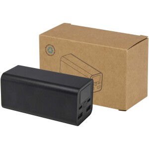 Acamar powerbanka na notebook z recyklovaného hliníka s kapacitou 20 000 mAh a výkonom 70 W - Reklamnepredmety