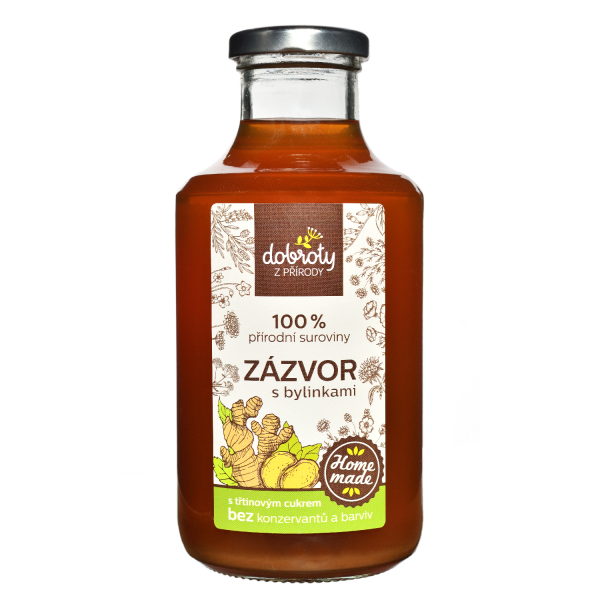 Sirup Zázvor s bylinkami 250 ml