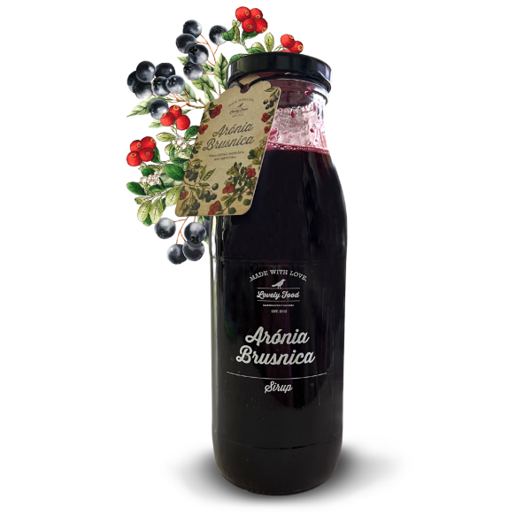 Sirup arónia s brusnicou 500 ml