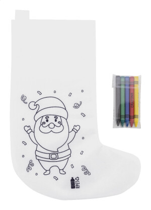 Julfar Gift vianočná pančucha na vyfarbenie - Reklamnepredmety