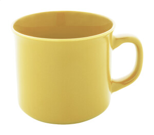 Woodstock Flat matný vintage hrnček — žltá