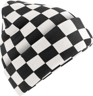 Pletená čiapka "Checkerboard" - Reklamnepredmety