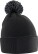 Detská pletená čiapka s brmbolcom "Snowstar" - ps-53443b-beechfield-b-443b-black-graphite-grey-front-f763732e-adfb-4278-acfb-02d291862009-web - variant