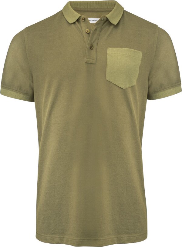 Pánske piqué polo z ťažkej bavlny "Two-Tone"