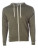 NP354 Unisex Midweight French Terry Zip Hood - NP354_Olive-Heather - variant Ls 1000134996