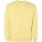 Jaya unisex sveter s okrúhlym výstrihom crewneck — žltá XS