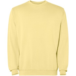 Jaya unisex sveter s okrúhlym výstrihom crewneck — žltá XS