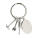 CLEMI kovový prívesok, strieborná - R73131_01_b - variant Pr R73131.01