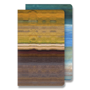 Zošity Moleskine Impressionism - L, čisté, 2 ks - XL, linajkový — L