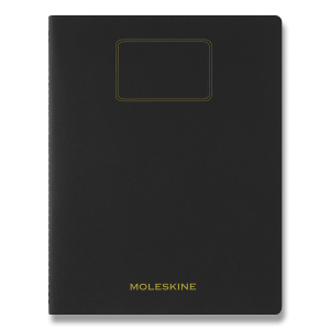 Zošit Moleskine Student - čierna, zelená, červená — čierna