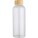 Mirage 650ml jednostenná borosilikátová sklenená fľaša s bambusovým viečkom - 10093001_F1 - variant PF 10093001