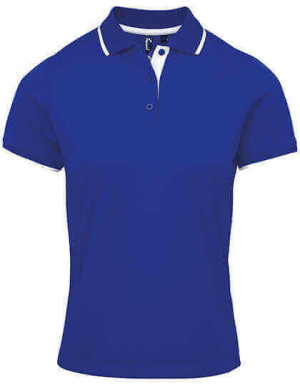 PW619 Ladies Contrast Coolchecker Polo - Reklamnepredmety