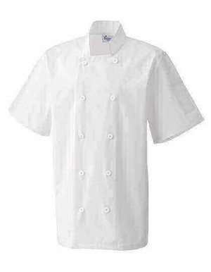 PW656 Essential Short Sleeve Chef´s Jacket - Reklamnepredmety