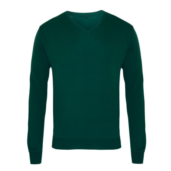 PW694 Mens V-Neck Knitted Sweater