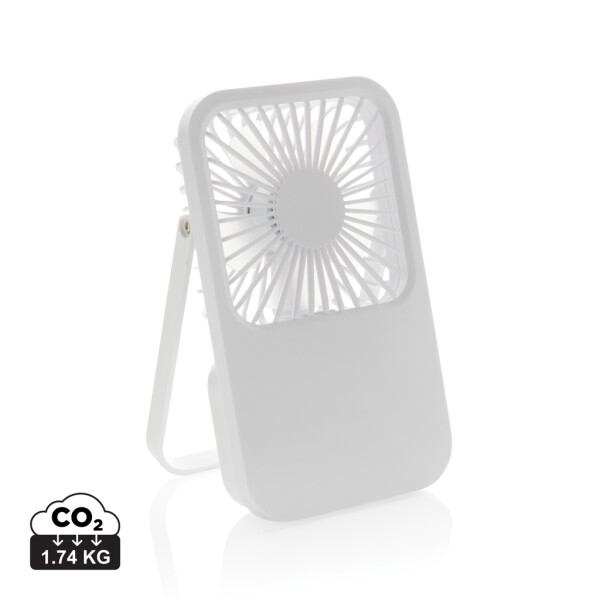 Ervina RCS nabíjateľný stolný ventilátor z rec. plastu