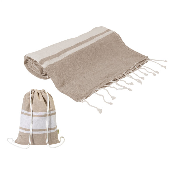 Tortuga plážový uterák z recyklovanej bavlny a taška so sťahovacou šnúrkou