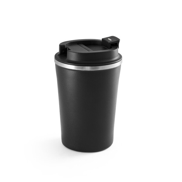 PHELPS CERAMIC. Cestovný hrnček z nehrdzavejúcej ocele s keramickou vnútornou povrchovou úpravou, 470 ml