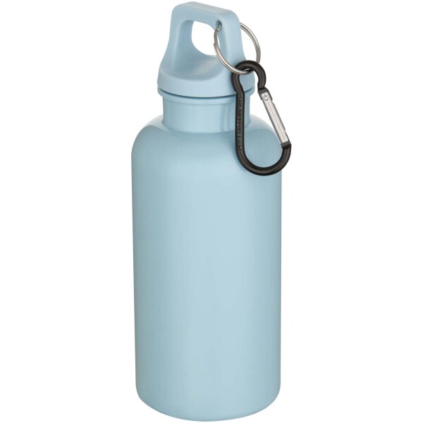 400ml RCS fľaša na vodu Oregon z recyklovaného plastu s karabínou