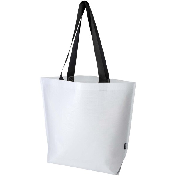 Duo veľká nákupná taška z recyklovaného GRS s dvojitou lamináciou, 30 l