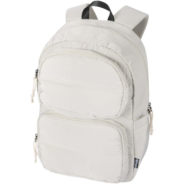 Puffer batoh na notebook veľkosti 15,6″ z recyklovaného GRS, 18 l