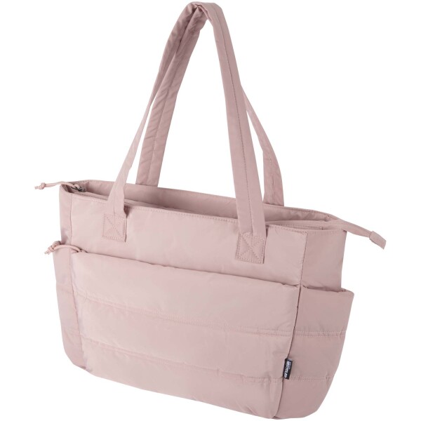 Puffer taška na notebook veľkosti 15,6″ z recyklovaného GRS, 18 l