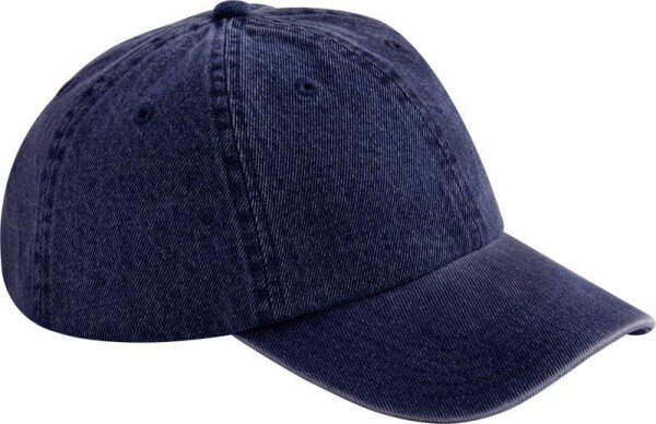 6 Panelová denim šiltovka B 105