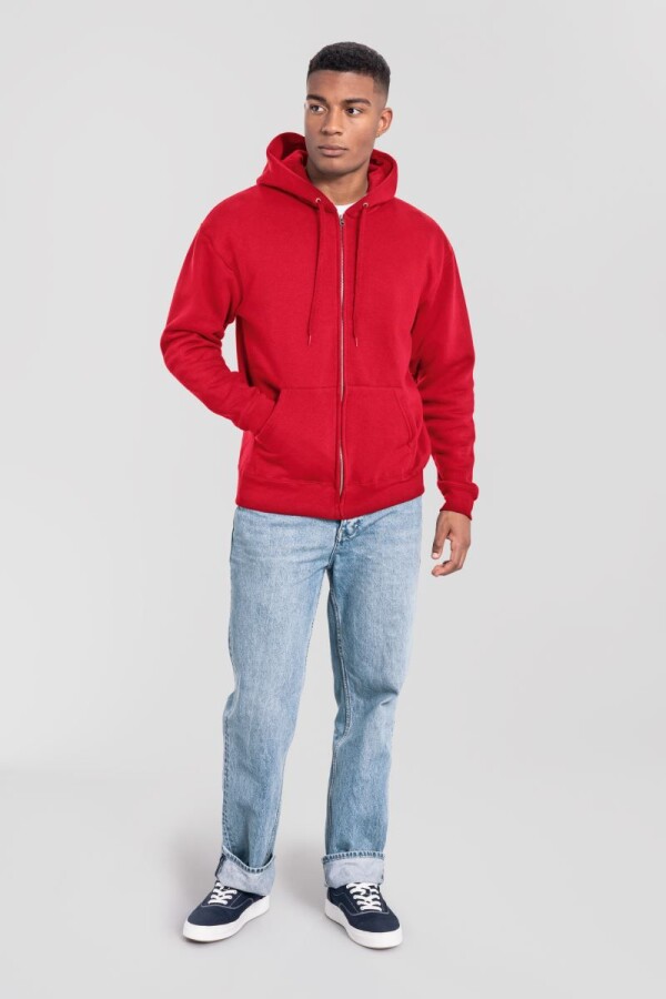 Mikina s kapucňou z ťažkej bavlny Iconic Premium Hooded Sweat Jacket