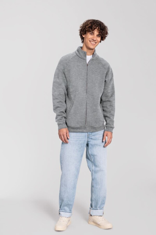 Mikina z ťažkej bavlny - Iconic Premium Sweat Jacket