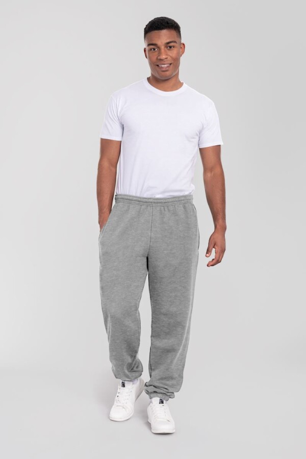Tepláky z ťažkej bavlny - Iconic Premium Elasticated Cuff Jog Pants